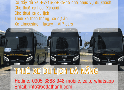 Thuê xe du lịch 45-50 chỗ tại Đà Nẵng