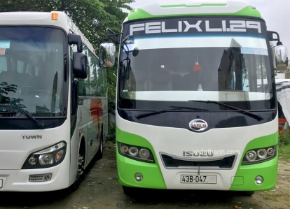 Xe du lịch Isuzu Samco 29 chỗ tại Đà Nẵng